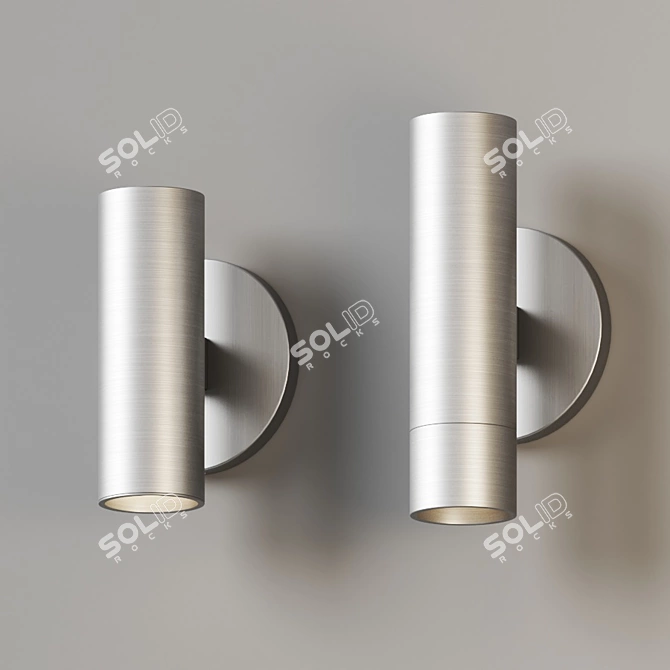 Sleek LED Wall Sconce: ALC by SONNEMAN 3D model image 2