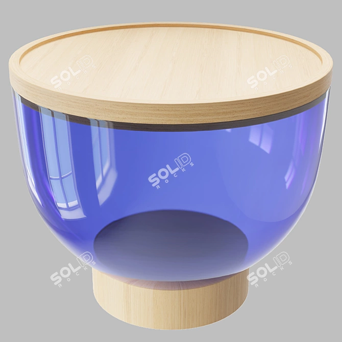 Mastea Blue-Gray Coffee Table 3D model image 2