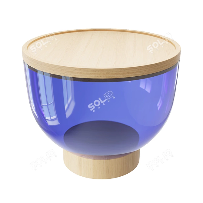 Mastea Blue-Gray Coffee Table 3D model image 7