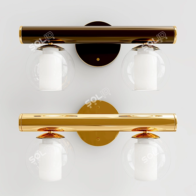 ILIANA WALL - Elegant Brass Design Lamps 3D model image 2