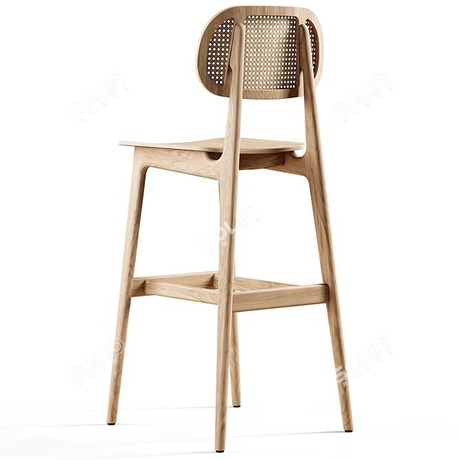 Vincent Sheppard Titus Bar Stool - Timeless Elegance 3D model image 3