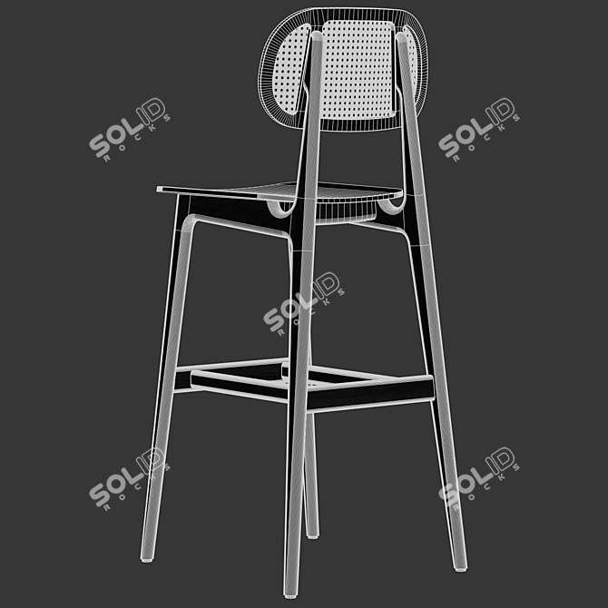 Vincent Sheppard Titus Bar Stool - Timeless Elegance 3D model image 6