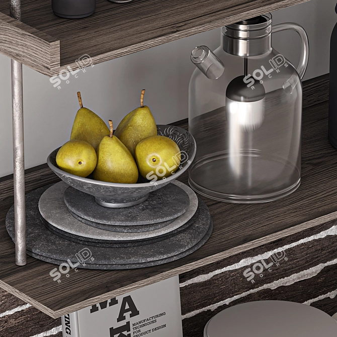 2015 Kitchen Accessories Set 3D model image 2