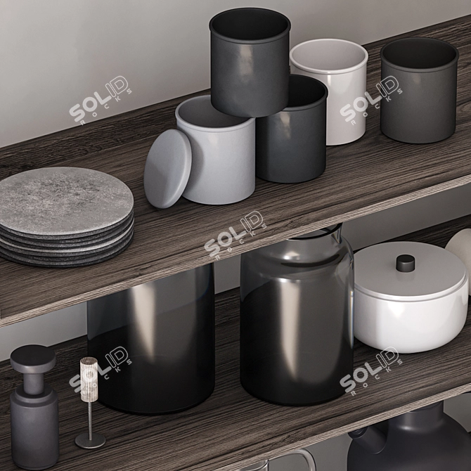 2015 Kitchen Accessories Set 3D model image 4