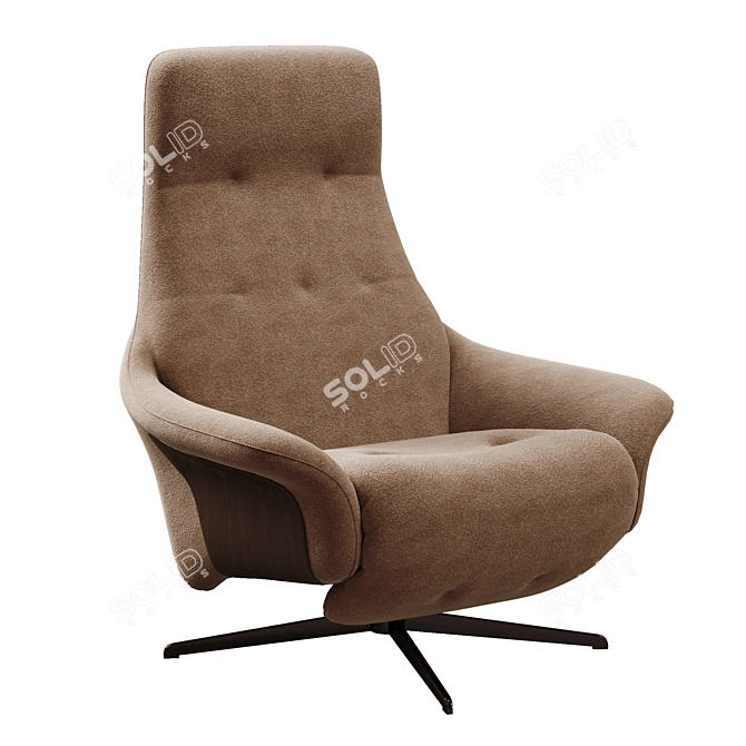 Luxury Comfort: Utopie Armchair 3D model image 2