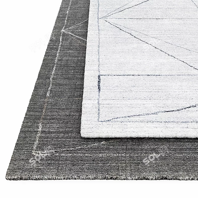 Hightower Rug: Exquisite Elegance for Your Floors 3D model image 2