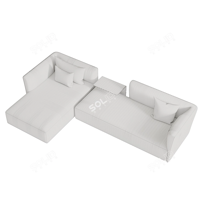MDFItalia Cosy Sofa: Stylish Comfort for Your Living Room 3D model image 3