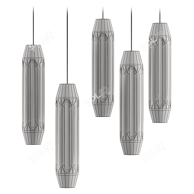 Femma: Stylish Design Lamp 3D model image 2