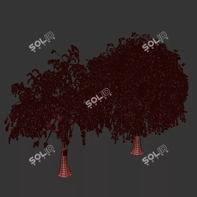 Diverse Tree Collection Vol. 01 3D model image 5