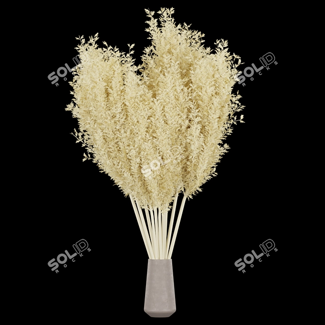 Bouquet Collection: Exquisite Dried Flowers 3D model image 3