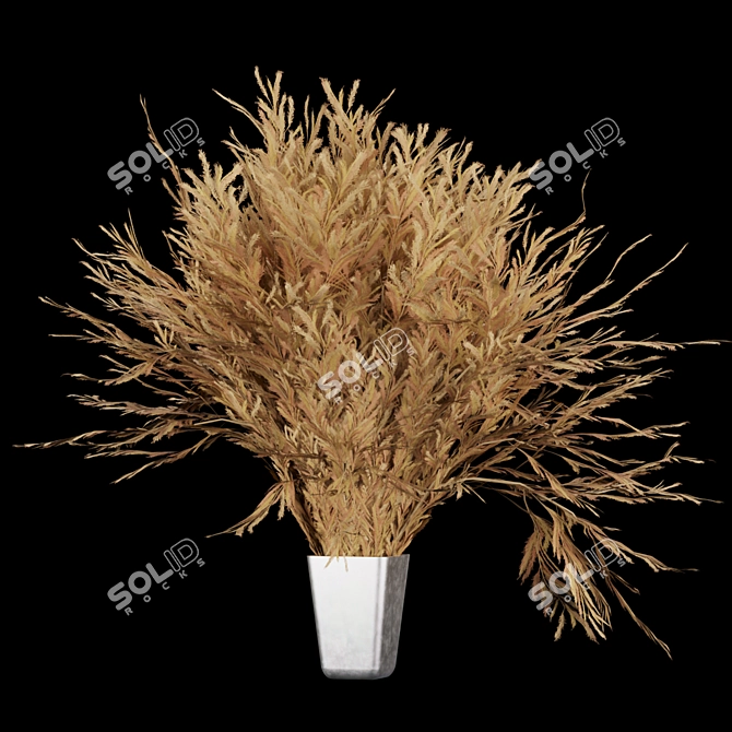 Bouquet Collection: Exquisite Dried Flowers 3D model image 4