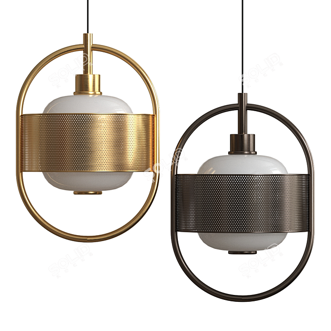 Modern LED Pendant Lamp 3D model image 1