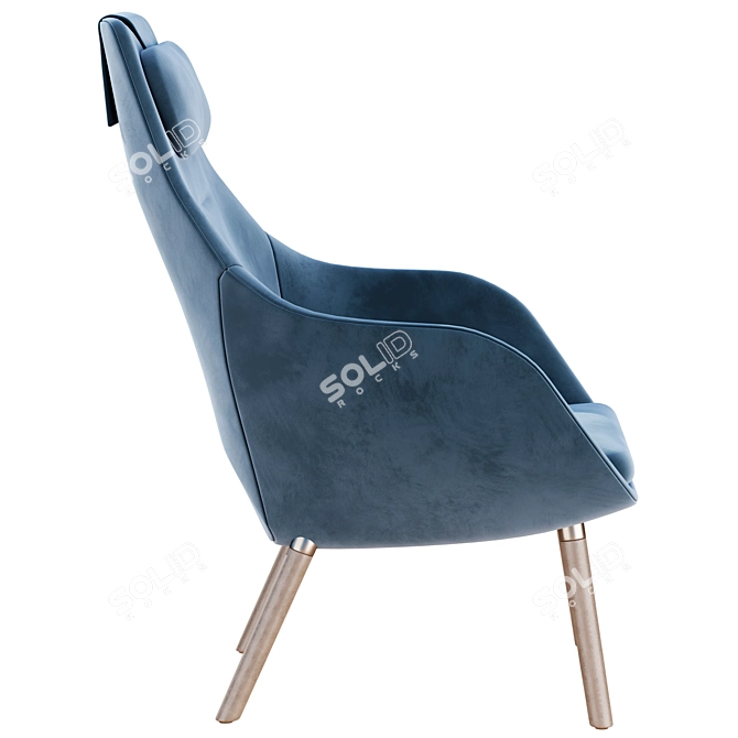 Comfortable Lounge Chair: HAL 3D model image 4
