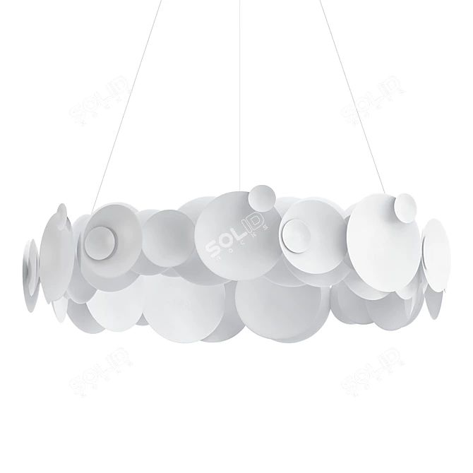 Sea Shell Chandelier 3D model image 1