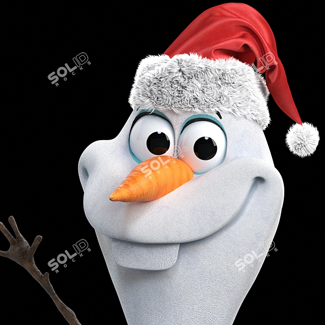 Title: Frozen Olaf 3D Model 3D model image 5