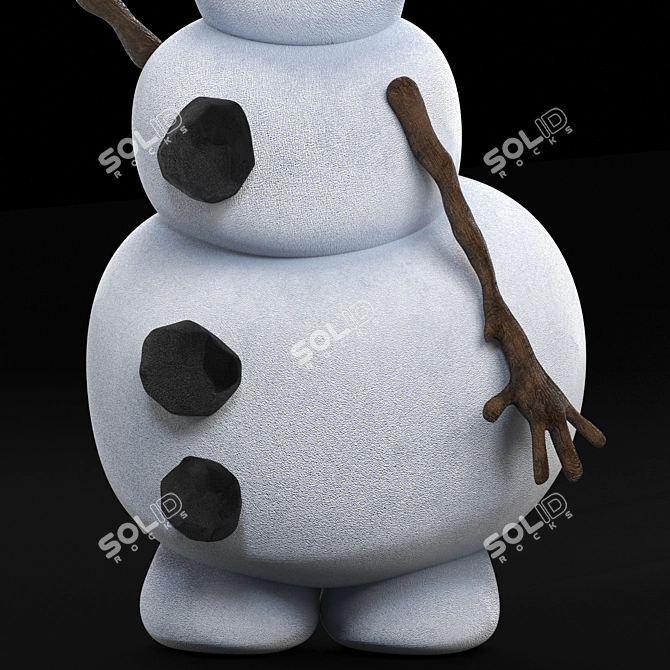 Title: Frozen Olaf 3D Model 3D model image 6