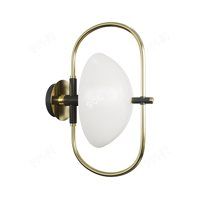 Title: Granta Wall Lamp: Elegant Illumination 3D model image 1