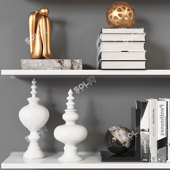 Elegant Decor Set: 79 Models 3D model image 5