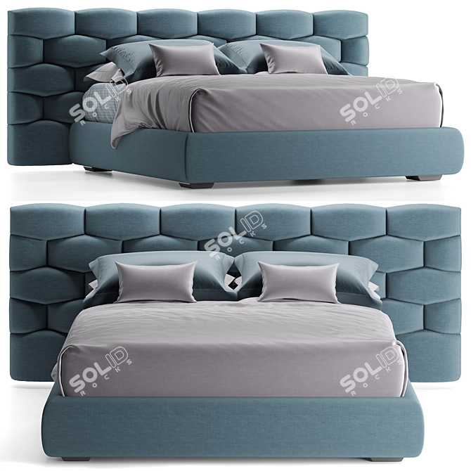 Luxe Dream Collection: Flou Majal Bed 3D model image 10