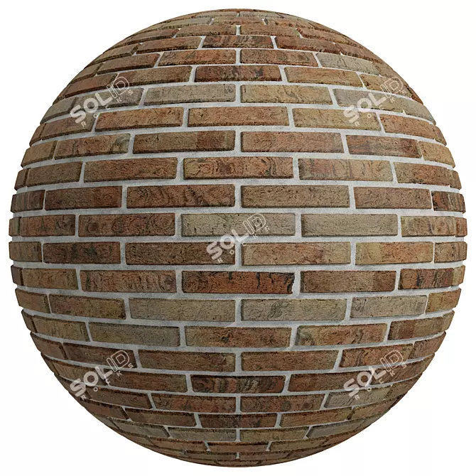 Vintage Brick Texture Pack | PBR | 4K 3D model image 2