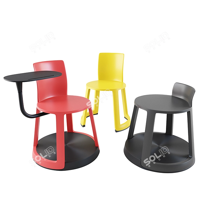 Toou Revo: Stylish & Versatile Seating 3D model image 1