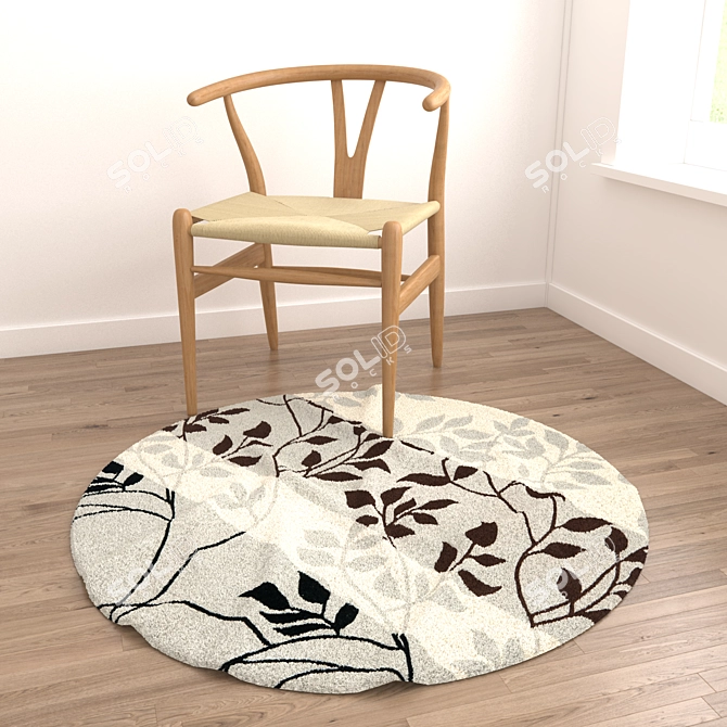 Versatile Rug Set with Multiple Variants 3D model image 2