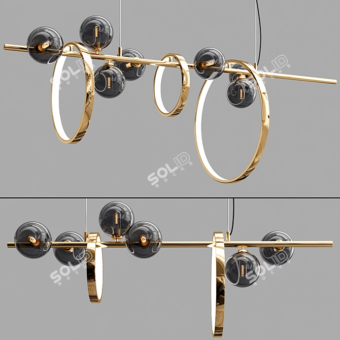 NILMA: Stylish Design Lamps 3D model image 2