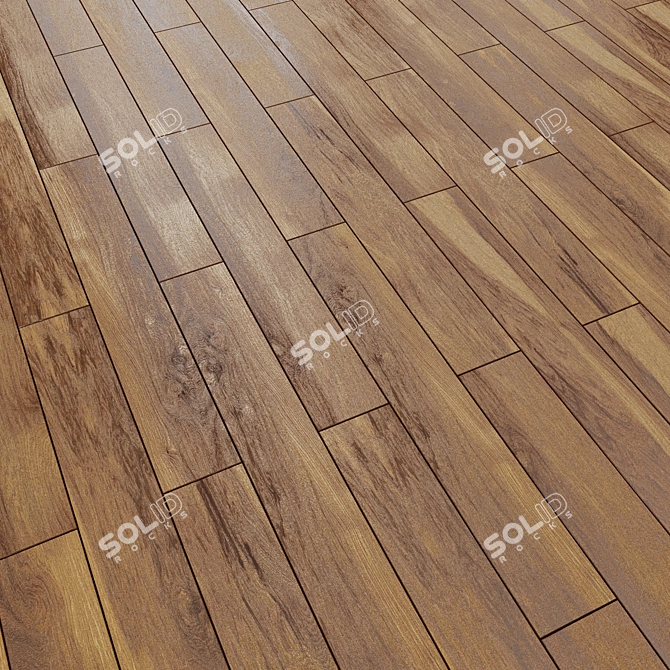 Linear Design Parquet No. 14 3D model image 1