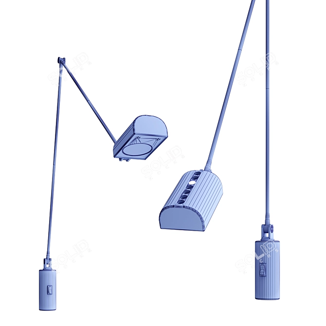 DAPHINE CILINDRO: Stylish LED Table Lamp by Lumina 3D model image 3