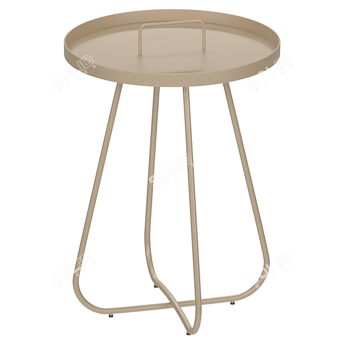 Round Coffee Table | 4 Colors 3D model image 3