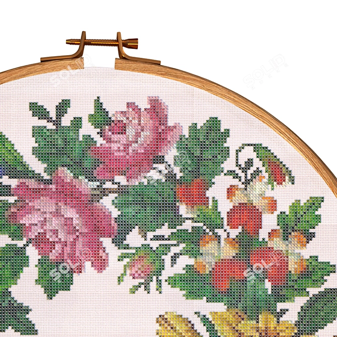  Embroidery Designs Collection 3D model image 2