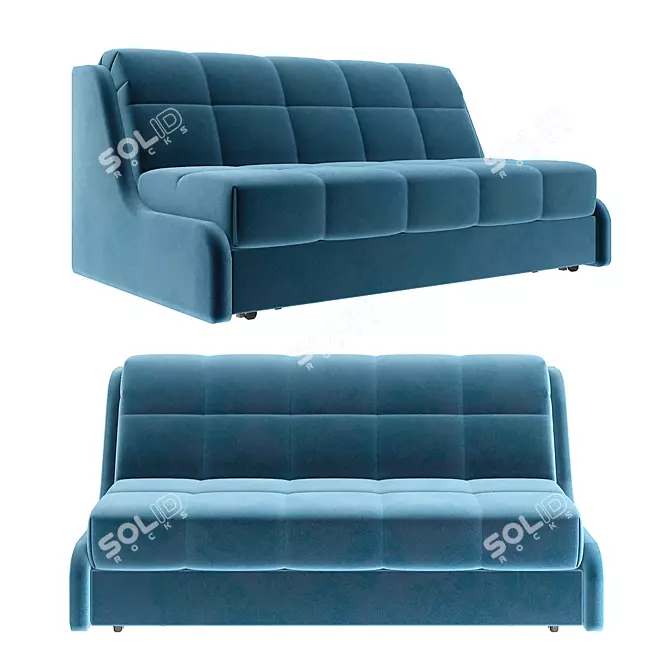 Askona Persey Nova Straight Sofa 3D model image 1