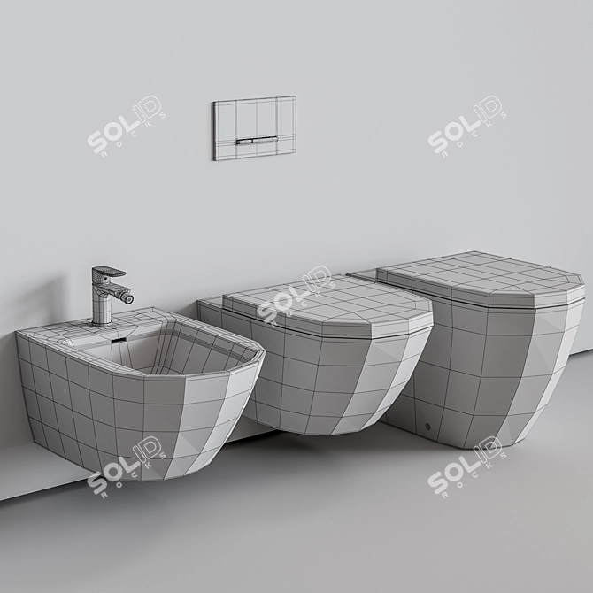 Title: Minimalist Villeroy & Boch Subway 3.0 Collection 3D model image 6