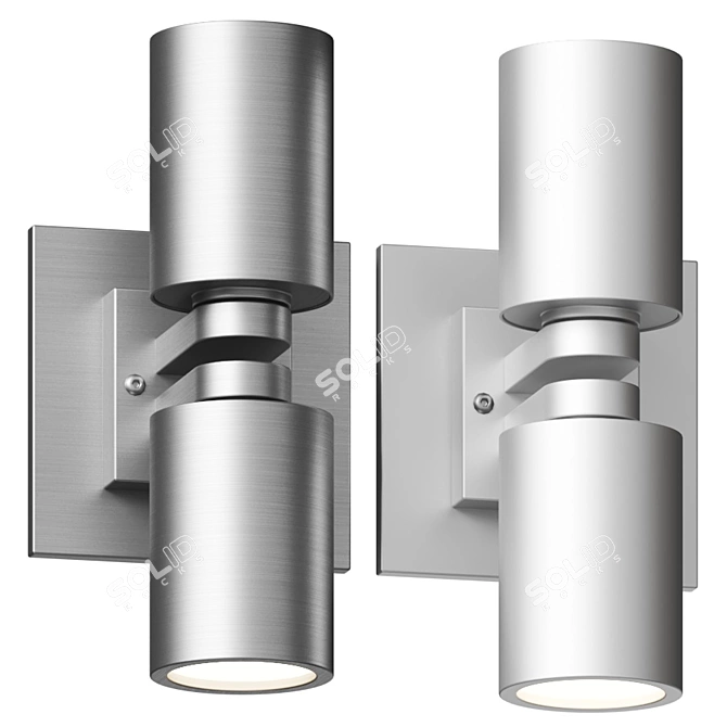 LumenArt AWL03: Sleek and Minimalist Wall Sconce 3D model image 4
