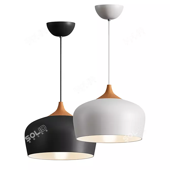 GRENADA Pendant Light: Modern Elegance for Your Space 3D model image 2