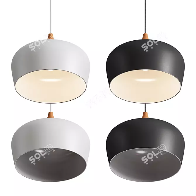 GRENADA Pendant Light: Modern Elegance for Your Space 3D model image 3