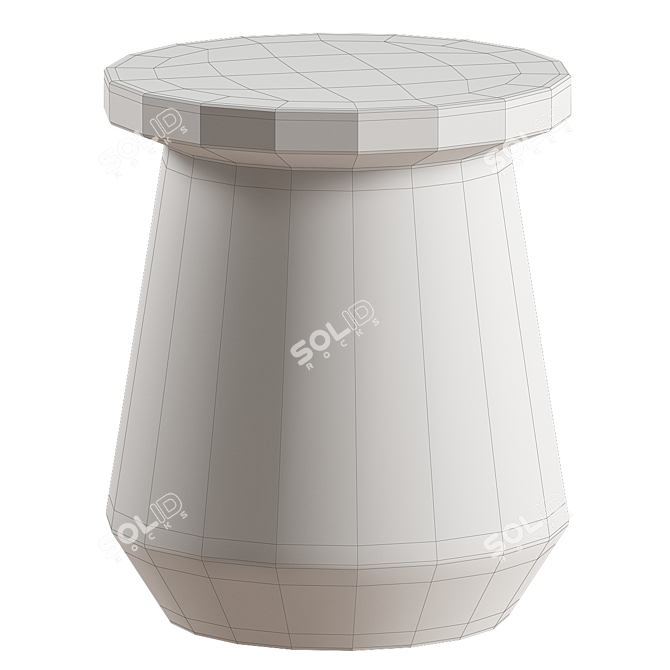 Versatile Vic Garden Stool/Table 3D model image 4