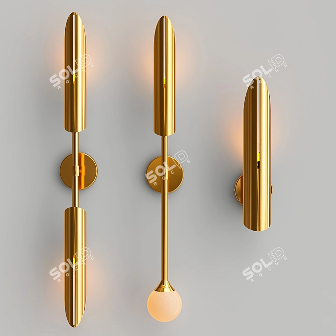 Modern GERD Design Lamps 3D model image 2