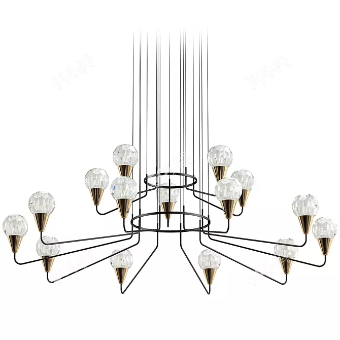 Elegant Design Lamps for Home 3D model image 1