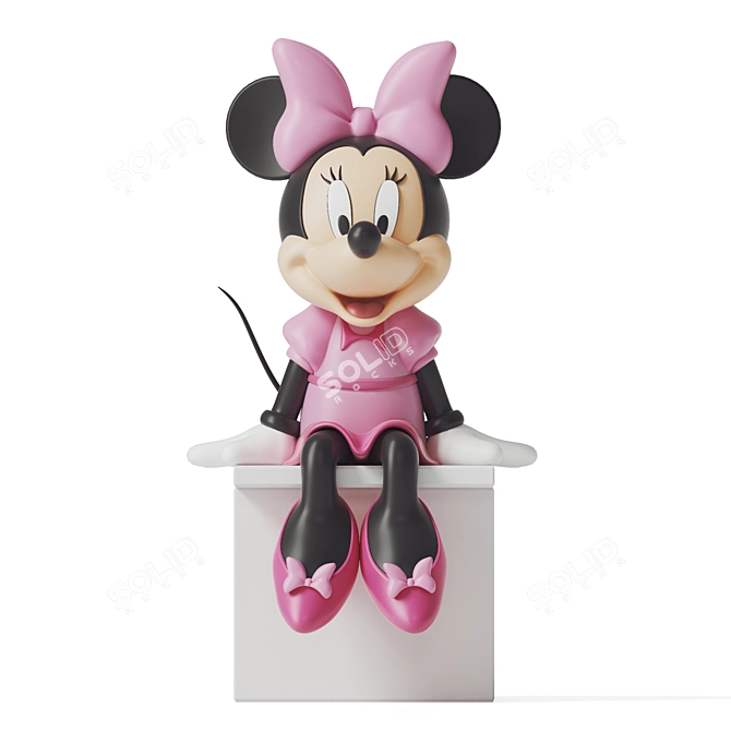 Minnie Mouse 3D Model: Vray Render | 69202 Polys 3D model image 1