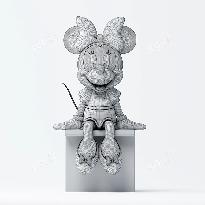 Minnie Mouse 3D Model: Vray Render | 69202 Polys 3D model image 2