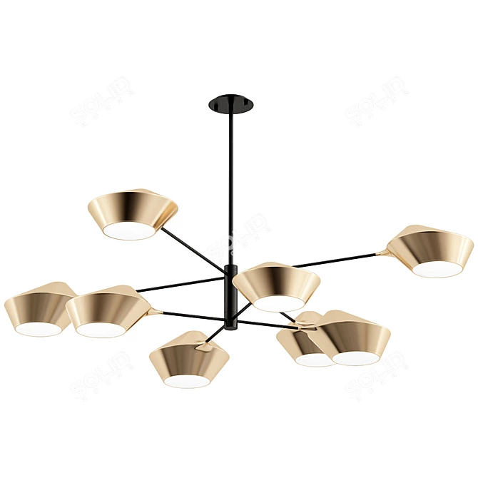 Modern Lant Pendant Lamp 3D model image 1