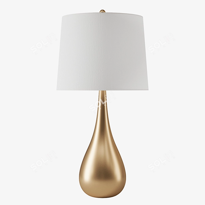 Elegant Mcmunn Standard Table Lamp 3D model image 1