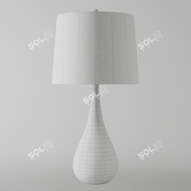 Elegant Mcmunn Standard Table Lamp 3D model image 2