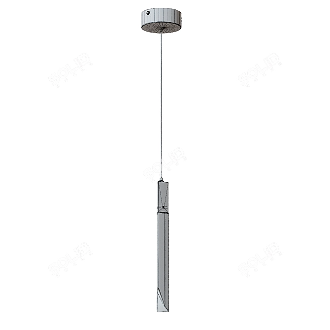 Sleek CARN Pendant Lamp 3D model image 4