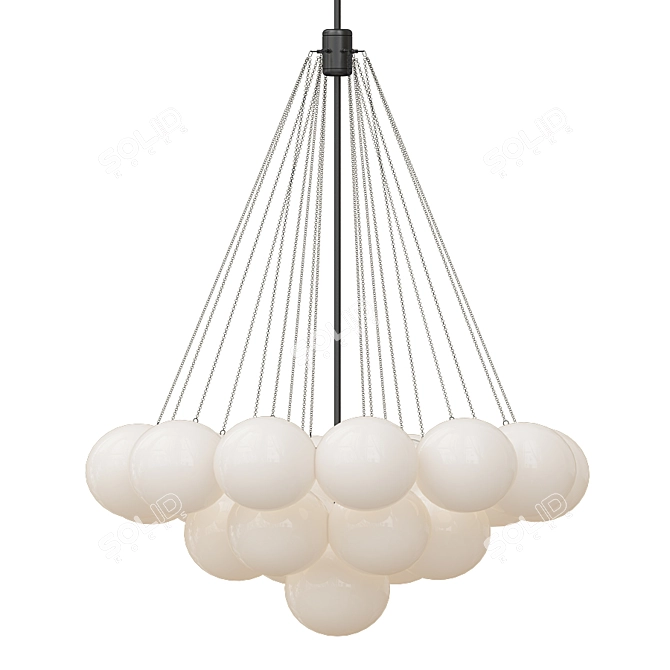 Elegant Vetto Chandelier by Romatti 3D model image 3