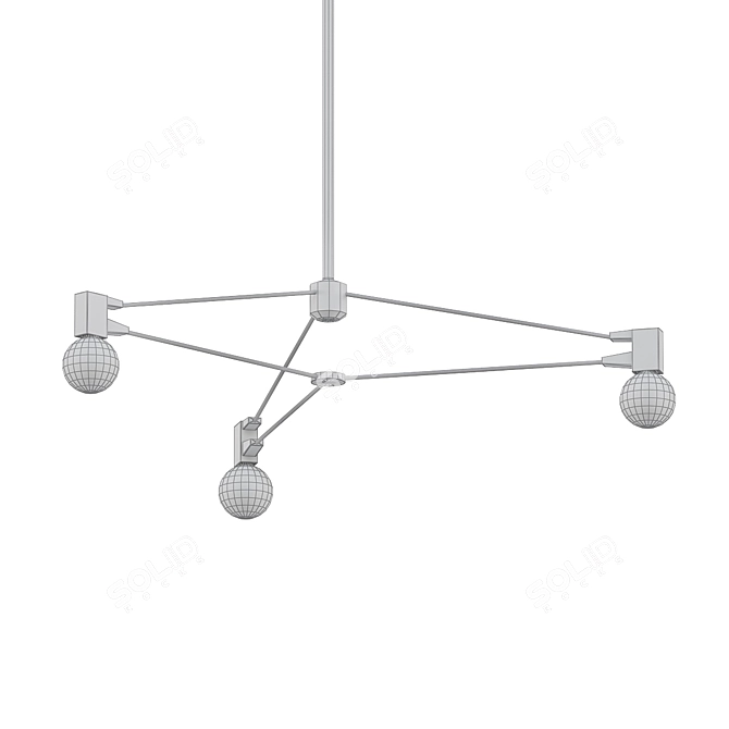 Sleek Cord Lighting Series: Brendan Ravenhill 3D model image 2