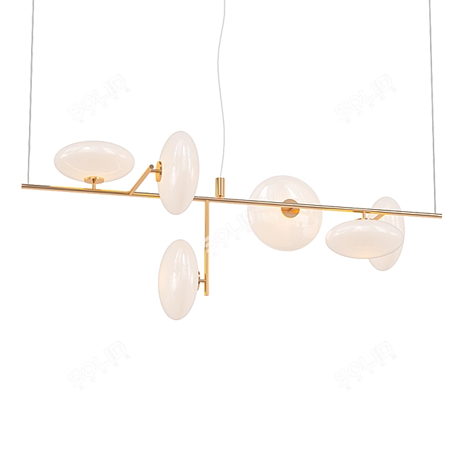 Modern Chic Pendant Lighting 3D model image 1