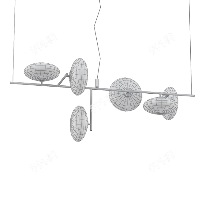 Modern Chic Pendant Lighting 3D model image 2