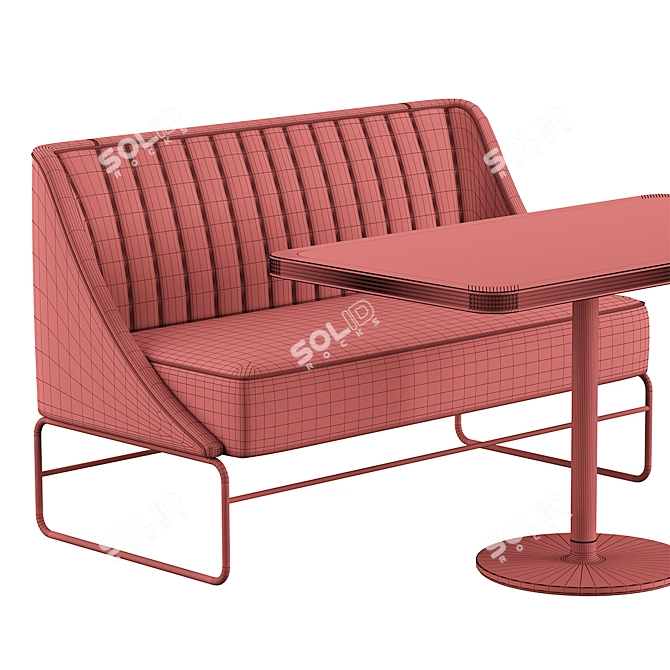Convertible Sofa Coffee Table 3D model image 5